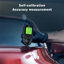 Digital Car Paint Thickness Gauge HW400S Coating Thickness Meter Automotive Coating Measurement Device Black