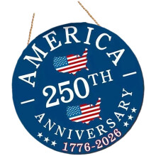 4Th of July Patriotics Sign for Front Door Decors,Memorial-4