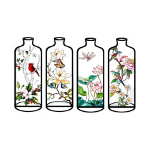 Modern Home Decors Acrylic Flower Display Vases Collection In-5