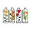 4Pcs Elegant Acrylic Geometric Flower Vases As Artistic Table-3 1