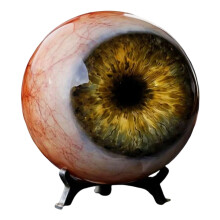 Realistic Monsters Eye Decors Horrific Gothic Eyeballs-Yellow
