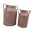 Metal Vases,Decorative Jugs Vases with-Rust color size 1