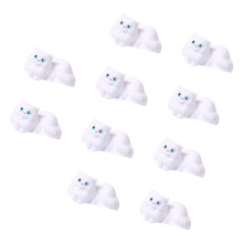 Packung mit 10 niedlichen kleinen-blauäugige Katze