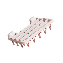 Kunststoff-Socken-Wäscheständer mit mehreren Clips für-Rosa