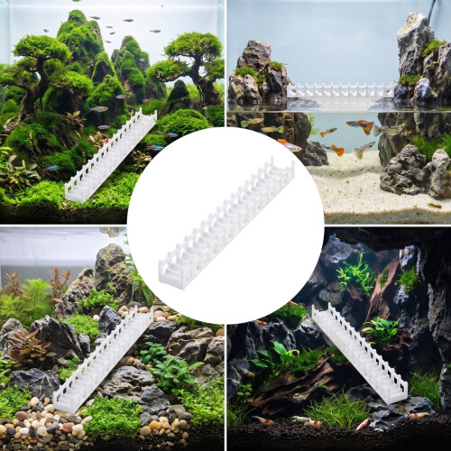 2Pcs Plastic Stack Rock Step For Fish Tanks Add To Underwater 1