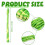 10Pcs Plastic Simulation Bamboos Shoot Ornaments Simulated 3