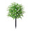 Kunstbloem Realistische plastic bladeren Groene plant met-Wit 1
