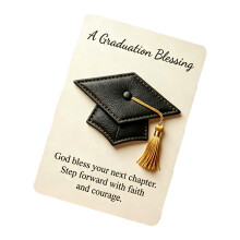 Elegant PVC Graduation Cap Gift Greeting-graduation cap pocke