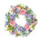 Realistic Rose Hydrangea Wreath With Leaves for Door Hallway 1