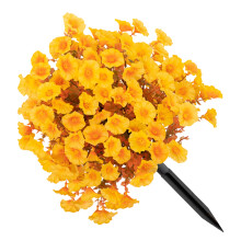 Artificial Morning Glory Flower With Ground Stake For-Yellow