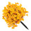 Plante artificielle de simulation de piquet de fleur de-Jaune 1