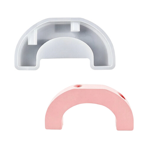 Double Hole Bridge Silicone Molds For Epoxy Resin Art and-3
