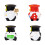 Pack van 5 Afstuderen Kabouters Beeldjes Mooie Hars Desktop 4