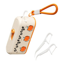 Fun Colorful Automatic Floss Dispenser With Secure Cover And-A