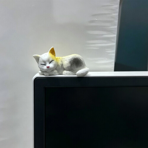 Packung mit 10 Miniatur-Katzenfiguren aus-1fox Katze 1 2