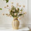 5 Stems Realistic Artificial Chrysanthemums Flower In-Champagne 5