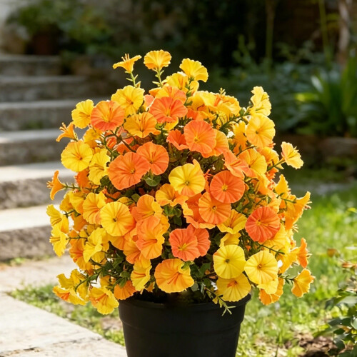 Künstliche Pflanze im Freien, künstliche Winde,-Orange 2