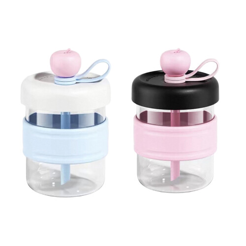 Practical Plastic Cold Brew Maker With Presses Ice-Blue 1