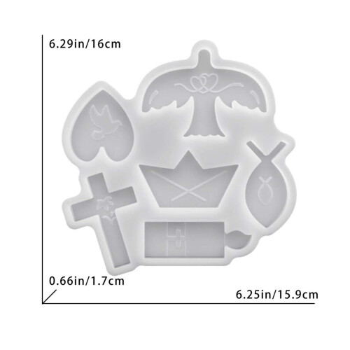 Easy Releases Heart Shaped Silicone Mould For Creative Crafting 2
