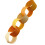 Bright Colored Pre Assembled Paper Chains-Orang yellow color 1