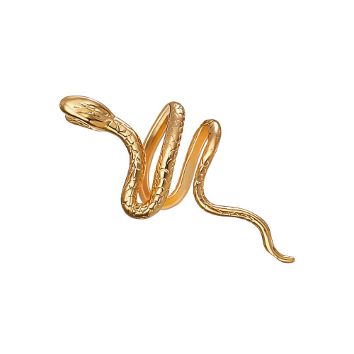Stylish Copper Ear Cuff With Snake Shape Perfect For-1 piece