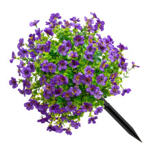 Artificial Flower Stake 22Inch High Artificial Plant-Purple