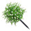 Artificial Leaves with Plastic Realistic Flower Ground-White 1