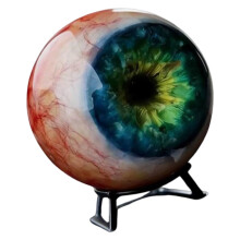 Realistic Monsters Eye Decors Gothic Eyeballs Figurines-blue