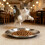 12PCS Elegante Edelstahl Flache Katzen Lebensmittel Platte 7