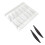 6 Cavity Vanilla Pods Shape Silicone Molds Nonstick Easy-White 1