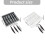 Nonstick 6 Cavity Vanilla Pods Shape Chocolate Molds-White 4