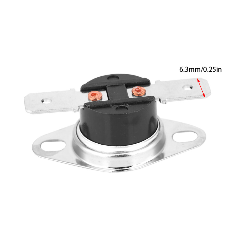 Ksd301 Thermal Switch 250V 10A No 6.3Mm 5Pcs 150 8771393791012
