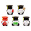 Pack van 5 Afstuderen Kabouters Beeldjes Mooie Hars Desktop 1