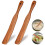 2 Pack Wooden Spurtles Thin Spatula Long Handle Heat Resistant 2