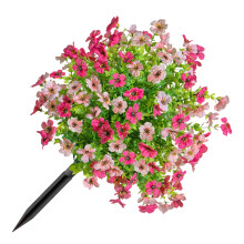 Artificial Plant Outdoor 22Inch Artificial Flower-rose red