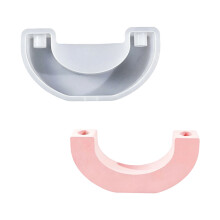 Bougeoir en forme de U, moules en Silicone pour la fabrication-2