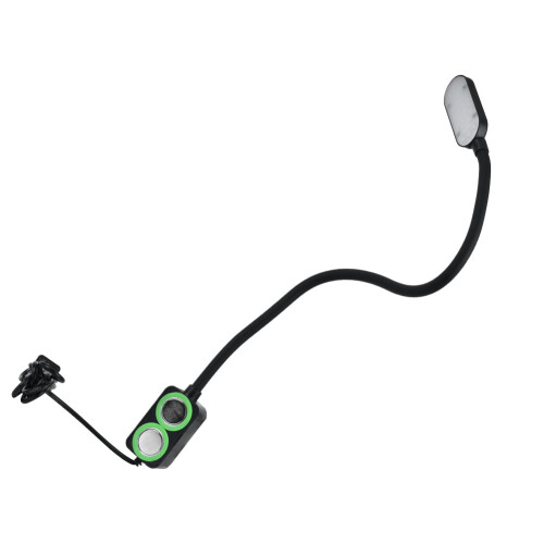 30-LED-Nählampe, 2-4 W, 138,5 cm Kabel, Schwarz