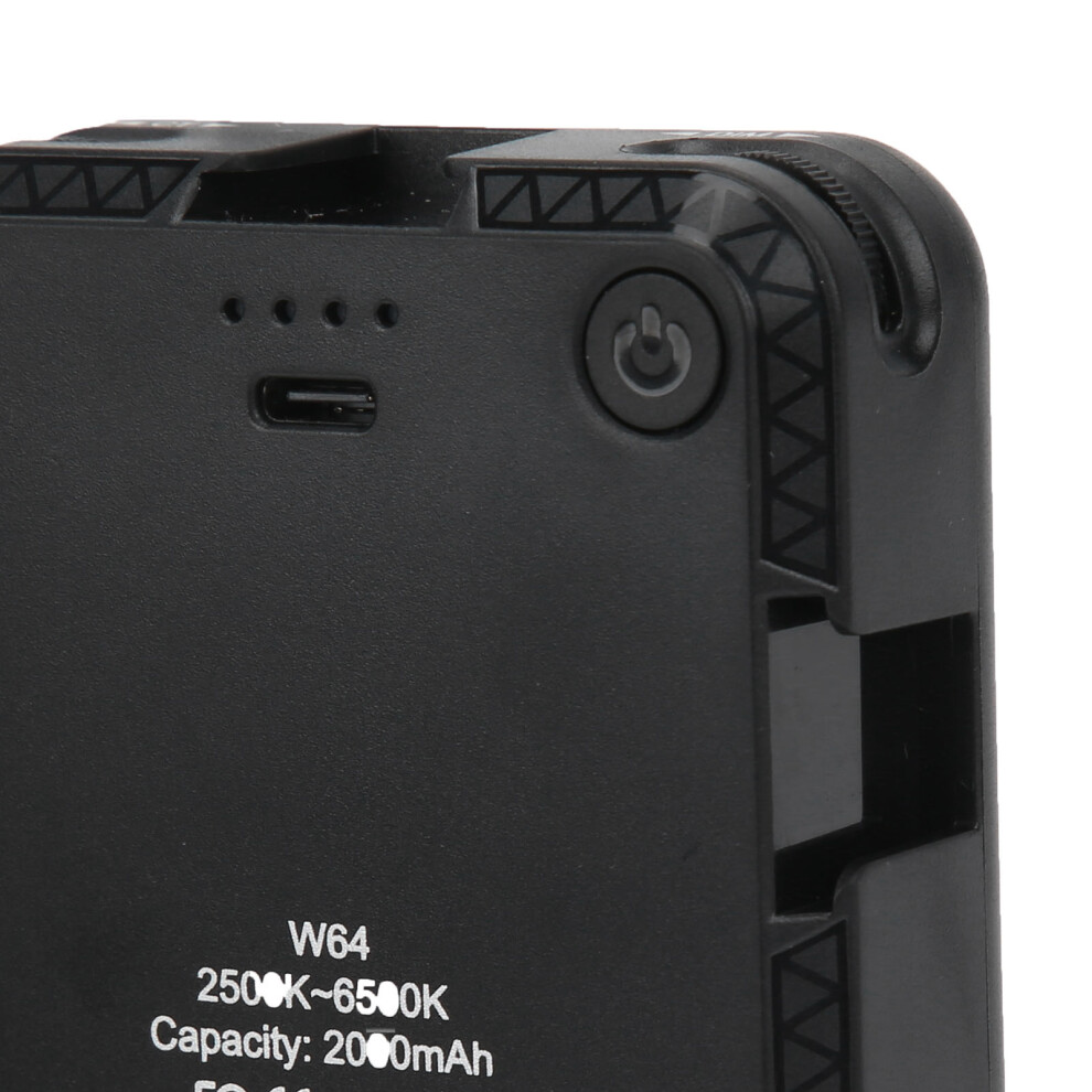 W64 2000Mah Dual-Color 64Led Slim Fill Light/Black 8021393792169