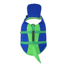 Sichere Schwimmwesten für Hunde, Schwimmwesten,-XXL blau grün