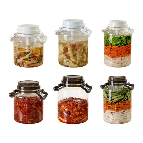 Food Grade Plastic Storage Container 5L/7L/10L-L White 1