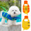 Adjustable Dog LifeJacket With Removable Front-M or yellow 4