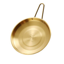 Multipurpose Stainless Steel Steak Tray For Indoor-gold middle