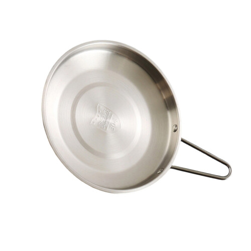 Stainless Steel Serving Tray With Handle For-Silver middle