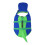 Adjustable Dog Life Vests With Front Float And-S blue green 1