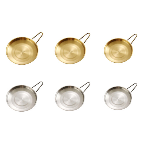 304 Stainless Steel Serving Dish With Convenient-Silver big 2