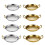 Multipurpose Stainless Steel Paella Pan Suitable-silver 26cm 6