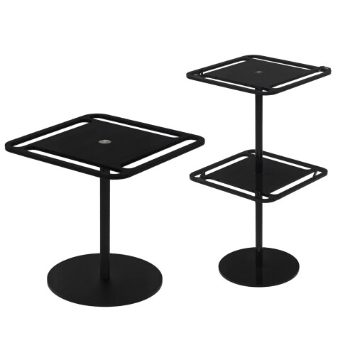 High Clarities Acrylic Eyeglass Display Rack-Double layer black 1
