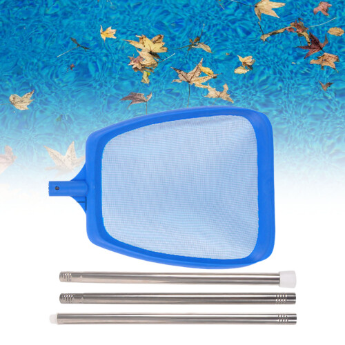 Professional Pool Skimmer Net With 3 Section Telescoping-Blue 1