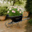 Retro-Blumentopf mit Einzelrad, Blumentopf aus rostfreiem Eisen 7
