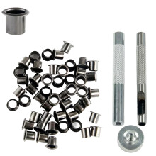 6 mm 7 mm Ösen und Locher für Ledergürtel, Schuhe, Jacken,-Set 2